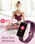 Smart Watches for Women, LYNN2 Fitness Tracker Watch Compatible with iPhone Android, Heart Rate Monitor, Waterproof