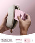 Lamicall Pink Phone Stand for Desk, Rose Gold Cell Phone Holder, Desktop Accessories for iPhone 14 Pro Max, 4-8''