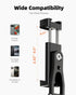 ZOINSHOT 360 2 1/4" All Metal Phone Tripod Mount, Rotation Tripod Phone Mount with Cold Shoes, Adjustable Cell Phone