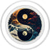Yin Yang Day & Night Waves Clouds Celestial Sun Moon PopSockets MagSafe PopGrip for iPhone