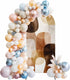 LFoveYuamer 6.6 Ft Arch Backdrop Cover, Brown Geometric Decorative Wedding Arch Covers Spandex