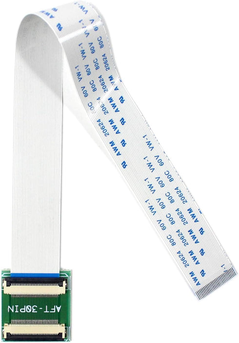 VSDISPLAY 30Pin to 30Pin ZIF 0.5mm Connector Adapter with Extension Flat Cable FFC