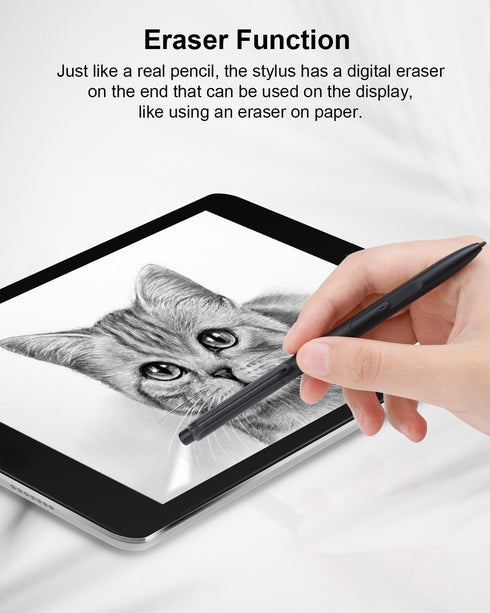 EMR Stylus for Remarkable 2 Pen with Eraser, Replacement Digital Pen with 4096 Pressure Level and 2 Tips