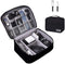 OrgaWise Electronics Organizer, Travel Cable Organizer Bag, Three-Layer for iPad Mini, Kindle, Hard Drives, Cables,