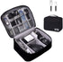 OrgaWise Electronics Organizer, Travel Cable Organizer Bag, Three-Layer for iPad Mini, Kindle, Hard Drives, Cables,