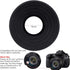 Lens Hood for Nikon Canon Pentax Sony 70-90mm Camera Lens, Anti-Glass Anti-Reflective Silicone Collapsible