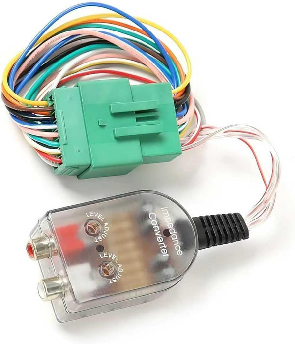 CyperFair K-103A Add A Subwoofer Amplifier Wire Harness, Plug and Play High-to-low Wiring