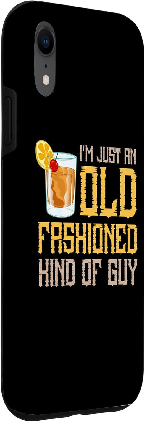 Old Fashioned Drink Cocktail Recipe Case for iPhone XR - Whiskey