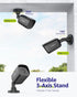 SANNCE FHD 1080p 2MP Wired Home Security Camera with EXIR 100ft Night Vision, IP66 Waterproof Surveillance Bullet