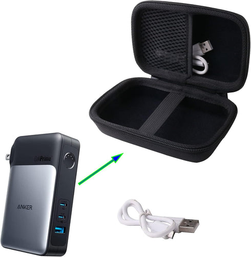 WERJIA Travel Hard Case for Anker 733 Power Bank (GaNPrime PowerCore 65W) Charger (733 Power)