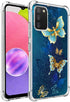 Galaxy A03S Case, Slim Flexible TPU Shock Absorption Rubber Soft Silicone Cover for Girls (Butterfly)
