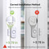 Window Alarm Door Alarms for Kids Safety, VOXON Wireless Door Alarm for Home Security, Pack of 2