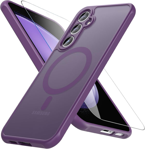 Shop Samsung Galaxy S23 FE Case: Magnetic Magsafe with Screen Protector, Shockproof, Military-Grade Protection, Slim