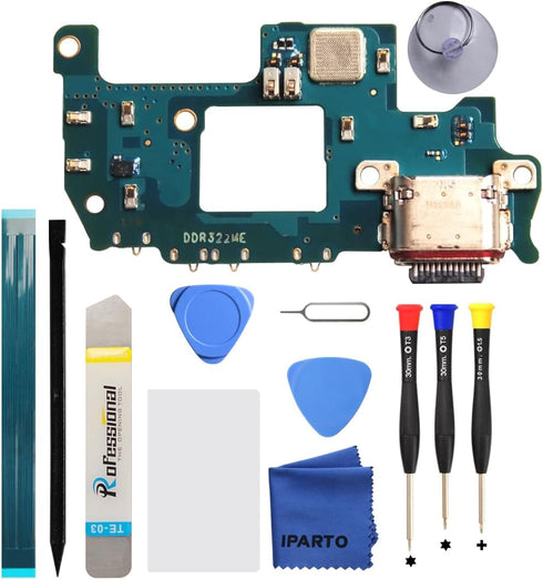 Charging Port Replacement Kit for Samsung Galaxy S23 FE SM-S711U with Tools