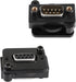 QIANRENON DB9 Panel Mount Straight Through Connector Adapter, 9-pin RS232 Serial Female to Male Coupler
