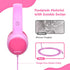 gorsun Kids Headphones with Limited Volume, Over Ear Wired Headset Earphones for Boys and Girls, Toddler Headphones