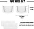 Upgraded 2 Pack Self-Adhesive Wall Mount Holder for Kasa Smart Security Camera EC60, No Drilling Easy Installation
