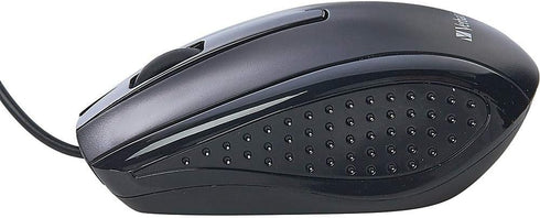 Verbatim Slimline Wired Keyboard and Mouse Combo, USB Plug-and-Play, Full-Size Computer Keyboard, Black