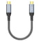 Short USB C to USB C Cable 1ft, USB C 3.2 Gen 2 20Gbps High Speed Data Transfer, 4K Monitor Cable 100W Fast Charging