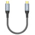 Short USB C to USB C Cable 1ft, USB C 3.2 Gen 2 20Gbps High Speed Data Transfer, 4K Monitor Cable 100W Fast Charging