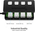 SABRENT 4 Port USB 2.0 Data Hub with Individual LED Power Switches, Charging NOT Supported for Mac & PC