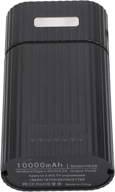SUNGOOYUE H02B, MP3 MP4 DIY Power Bank Case Portable Battery Charger with Micro Type C Input for Mobile Phone Digital