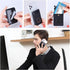 Credit Card Holder for Back of Phone with Ring Stand, Ultra-Slim Self Adhesive, RFID Blocking Stick on Most Smartphones