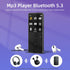 Tengsen Mp3 5.3, Mp3 128GB, (Black,64GB) Player with Bluetooth Portable Digital Music Player with Speaker, FM Radio