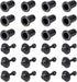 uxcell Speaker Small Peg Kit Guides, 25.5mm Black Diameter, 6mm, 12 Pairs