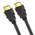 CEFOJQAO 1 10-Pack, 4K 2.0 120Hz CL3 2.2, 3D PS4/5, Short HDMI Cable FT Shielded HDMI TV Cord, Gold-Plated HDMI Male