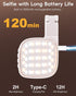 ATDIAG 360 3 Dimmable 1000mAh, 17-12 Magnetic Selfie Light for Video Calls, Foldable Ring Light with Colors