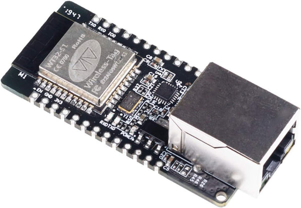 JacobsParts WT32-ETH01 ESP32 Module, Ethernet WiFi Bluetooth Development Board, 100Mbps RJ45