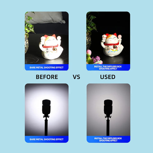 White Flash Diffuser, Camera Flash Light Diffuser, Dome Bounce Light Diffuser Compatible with Godox TT600 TT685II