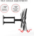 DESIGNSCAPE3D 32-65" 400 400, 35 -10~10 Adjustable TV Stand Mount, VESA * KG Capacity, Tilt