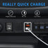 Car Charger QC3.0 Fast Charge, Dual USB Port Socket for Toyota, with LED Light Show, Compatible with Smartphones
