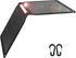 Foldable Solar Charger with 10W Solar Panels (5V 2A Max), USB-A Port for Cell Phone, iPad, Power Bank, IP67 Waterproof