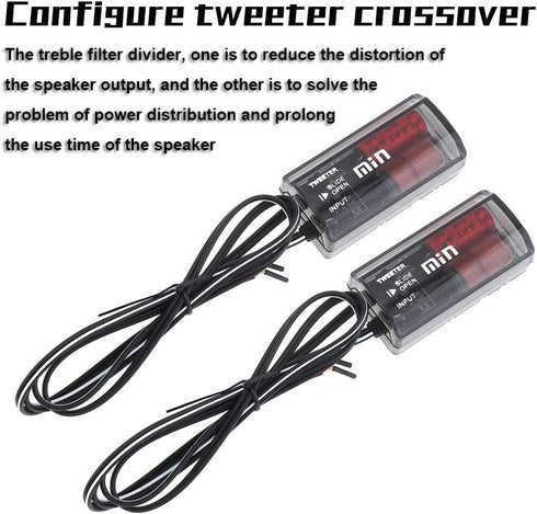 2pcs Car Tweeter Loudspeaker 150W 4Ohm Silk Film for Car Audio Modification, Nondestructive