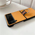 Lunivop Compatible with Samsung Galaxy Z Flip 3 5G Case, Ultra Slim Hard Plastic PU Leather Shockproof - Yellow