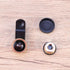 ibasenice 3 1 in Phone Camera Lens Kit Clip-on Wide Angle Macro Fisheye Lens for Smartphones Compatible with iPhone