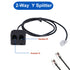 Telephone Training Adapter Y Splitter for RJ9 Headset, Compatible with Cisco, Yealink, Avaya, and More
