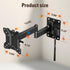Mounting Dream Lockable RV TV Mount for 10-26 Inch Flat Screen, Quick Release Lock, VESA 100x100mm, 33 lbs