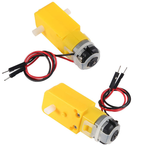 16PCS 3V-6V DC Electric Gear TT Motor DC Prewired Gear Motor Dual Shaft Intelligent Car Chassis for DIY Smart Car Robot