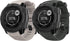 MoKo 2 Pack Silicone Watch Strap for Garmin Instinct Esports/Solar/Tactical, Adjustable Replacement Band (Graphit