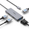 fairikabe USB C Docking Station Dual Monitor Display Port Splitter, 4in1 USB-C to