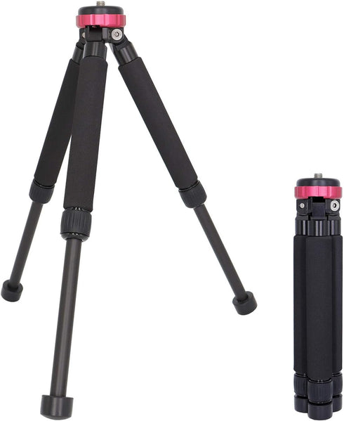 koolehaoda 1/4" 3/8" Camera Mini Tripod Table Stand Desktop Compact Tripod with and Screw Mount Compatible with DSLR