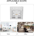 White PVC Router Storage Box: Cable Organizer Modem Cover Decorative Box for Home and Office Router Storage Rack