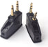 Saipomor 2 PACKS QC35 II Airplane Adapter - Audio Stereo Jack for Bose QuietComfort Headphones