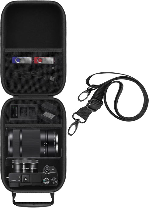 Hard Carrying Case for Sony Alpha a6400 / a6700 / a6600 / a6100 / a6500 / a6300 / a6000 Mirrorless Digital Camera (Case