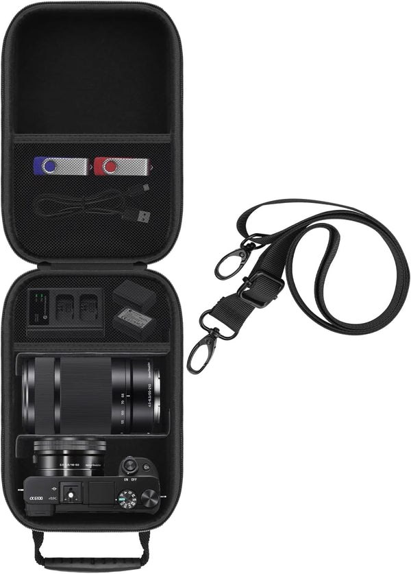 Hard Carrying Case for Sony Alpha a6400 / a6700 / a6600 / a6100 / a6500 / a6300 / a6000 Mirrorless Digital Camera (Case