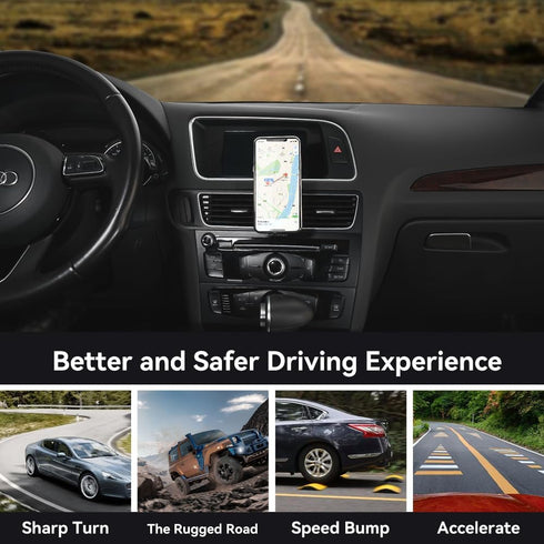 Car Phone Holder for Audi Q5 2009-17/SQ5 2014-17, Strong Magnetic Car Vent Mount, Customized 360° Adjustable Car Phone